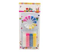 BIRTHDAY CANDLE SET 8''x3.5'' LF-9414