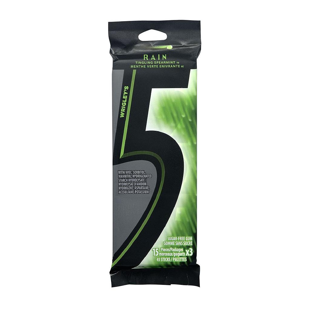 5 Gum rain 3pk