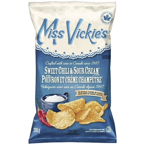 Miss Vickie's, Sweet Chili and Sour Cream Flavoured Chips, 200 g