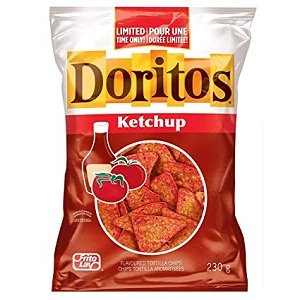DORITOS, Ketchup Flavoured Tortilla Chips, 210 g