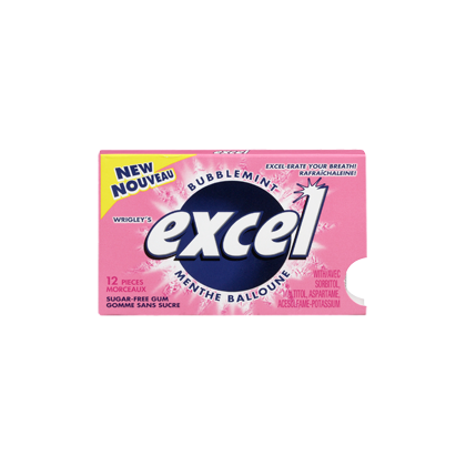 Excel Bubblemints, 12 units 