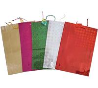 GIFT BAGS SHINY ASSORTED Medium