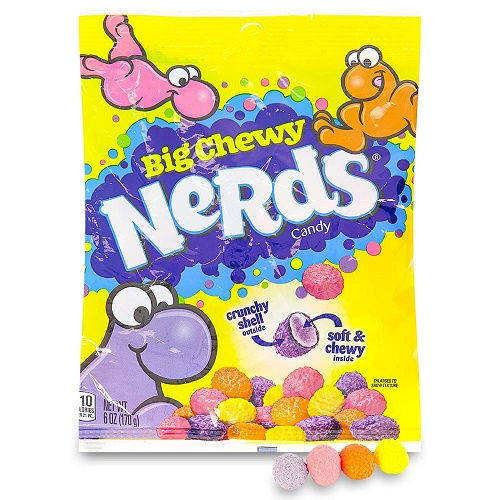 Nerds Big Chewy Crunchy and Chewy Candy 6 oz bag