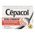 Cepacol, Cherry flavoured extra strength benzocaine and menthol lozenges, 16 un