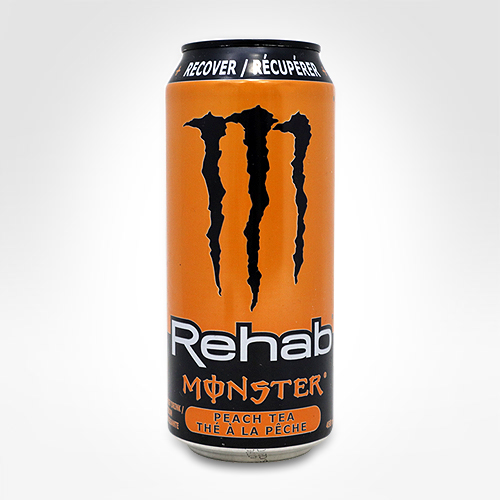 Monster, Rehab Peach Tea energy drink, 458ml