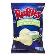 Ruffles, Sour cream'n onion flavoured chips, 220 g