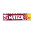 Halls, Black cherry flavoured cough drops without added sugar, 9 drops
