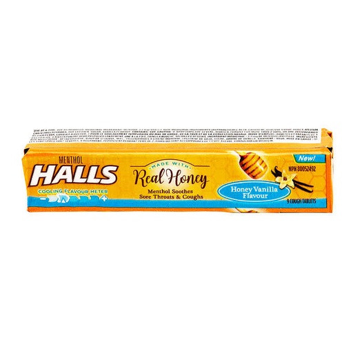 Halls Honey Vanilla
