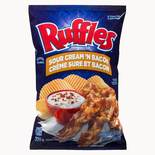 Ruffles Sour Cream 'N Bacon Chips, 220g