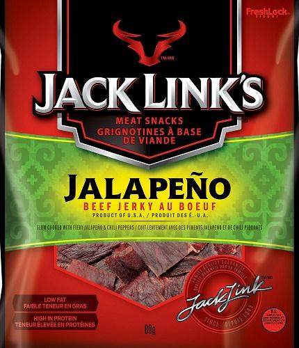 JACK LINK'S, Jalapeño Beef Jerky, 80 g
