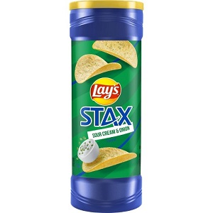 Lays Stax sour cream 155g