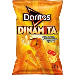 Doritos Dinamita Nacho Picoso Rolled Tortilla Chips, 280g