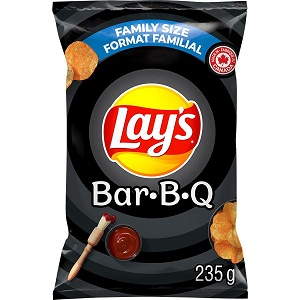 LAY'S, Barbecue Flavoured Chips, Value Pack, 235 g