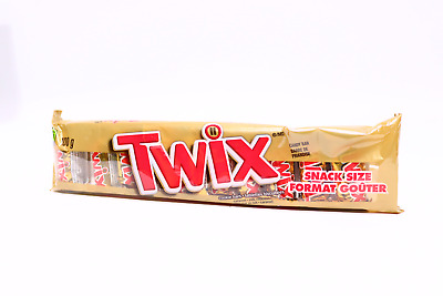 Mars Twix Caramel Milk Chocolate Snack Size Cookie Bars 10 minis